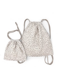 Set 2 petits sacs snack soft print