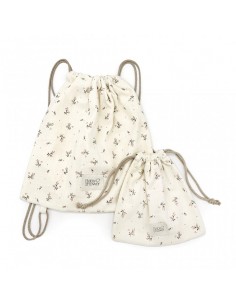 Set 2 petits sacs snack roseberry