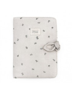 Protège carnet de santé knot apricot