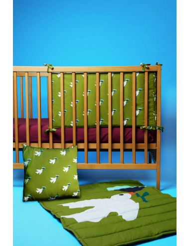 Tour de lit imprimé oiseaux