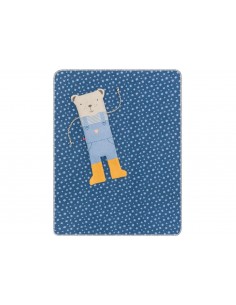 Peluche couverture ours