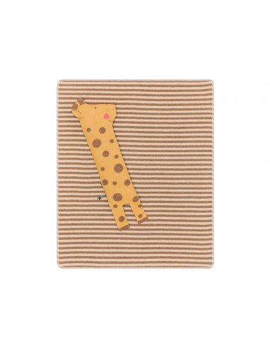Peluche couverture girafe