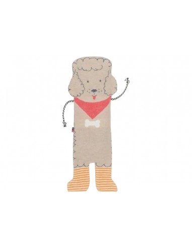 Peluche couverture caniche