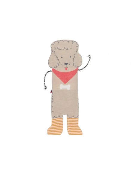 Peluche couverture caniche