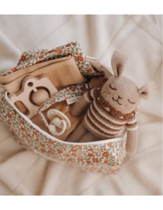 Doudou lapin vintage sepia 2