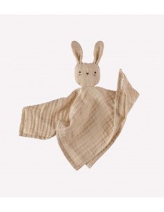 Doudou lange lapin sable
