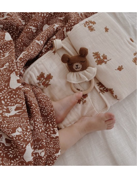 Anneau de dentition ourson noisette