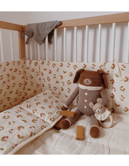 Grand doudou pyjama avoine