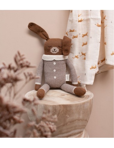 Grand doudou pyjama avoine