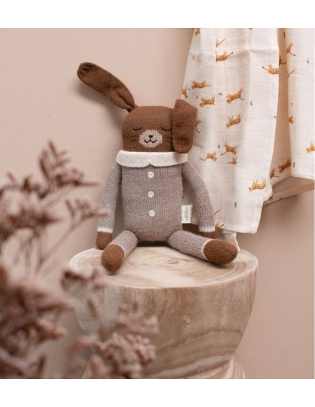 Grand doudou pyjama avoine