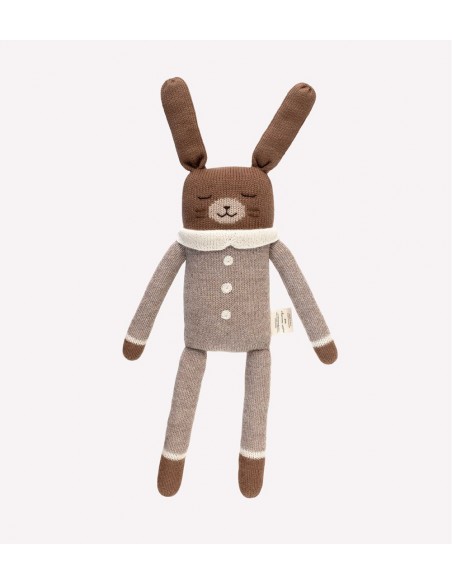 Grand doudou pyjama avoine
