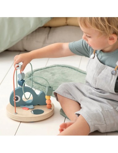 Labyrinthe à perles Wally bleu