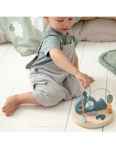 Labyrinthe à perles Wally bleu