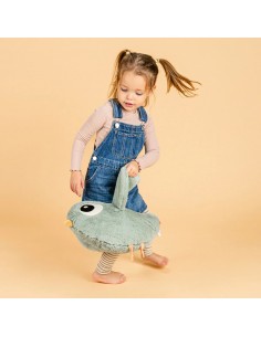 Peluche moyenne Birdee bleu 2