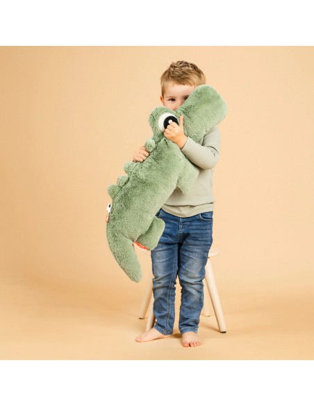 Peluche moyenne Croco vert