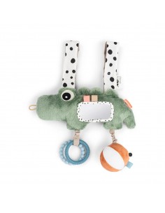 Jouet d'éveil à suspendre Croco vert