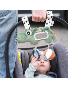 Jouet d'éveil à suspendre Croco vert 2