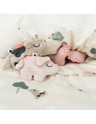 Mini hochet Dotti sable