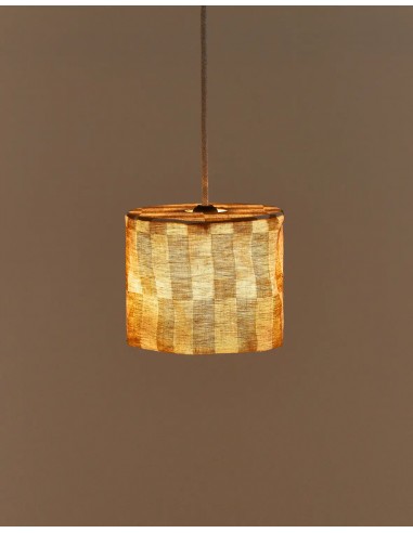 Abat-jour en lin pour suspension