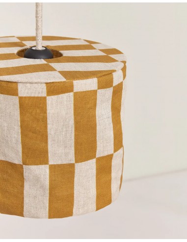 Abat-jour en lin pour suspension