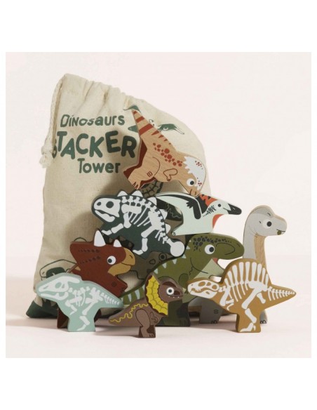 DINOSAURES À EMPILER - 10 PIÈCES