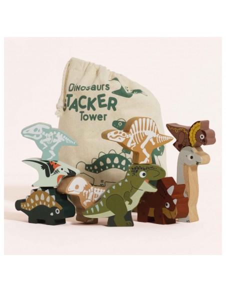 DINOSAURES À EMPILER - 10 PIÈCES