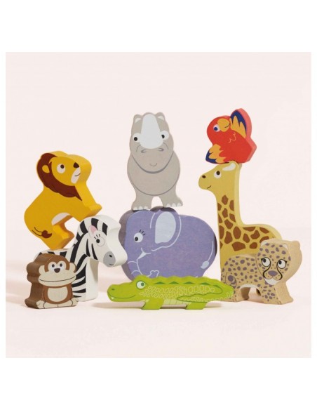 ANIMAUX DE LA SAVANE À EMPILER