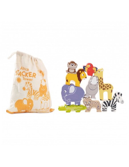 ANIMAUX DE LA SAVANE À EMPILER