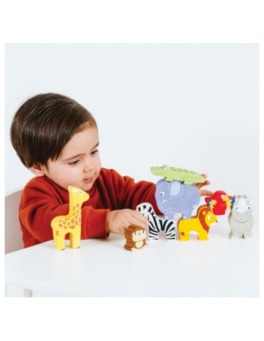 ANIMAUX DE LA SAVANE À EMPILER