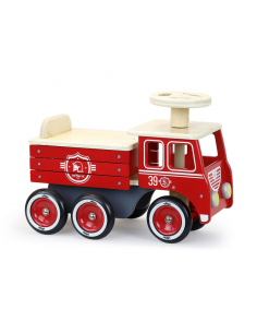 Porteur en bois Camion de Pompier