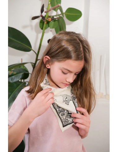 Foulard Tigre Blanc