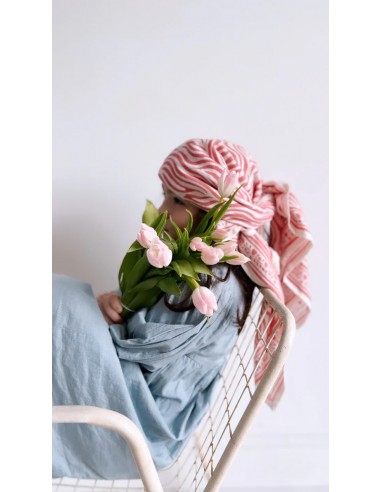 Foulard Zèbre Rose