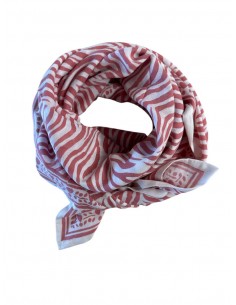 Foulard Zèbre Rose 2