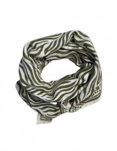 Foulard Zèbre Kaki 2