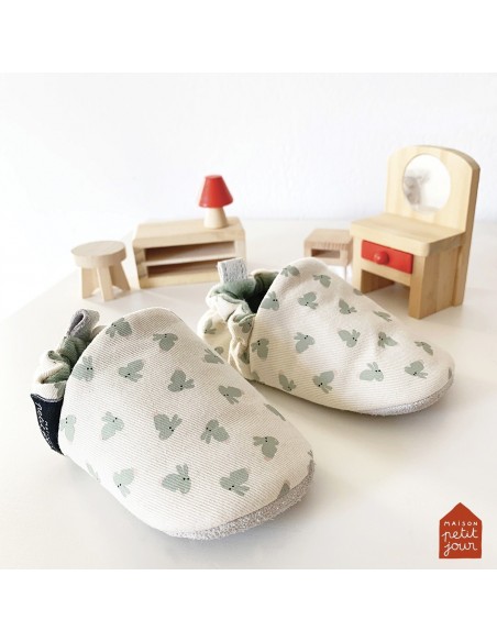 mes premiers chaussons 12-18 mois lapin