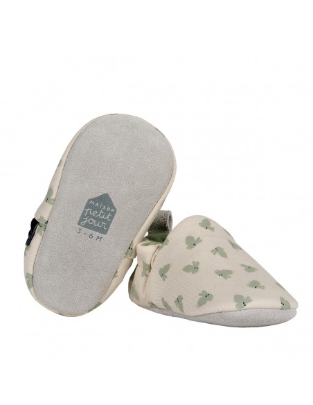 mes premiers chaussons 3-6 mois lapins