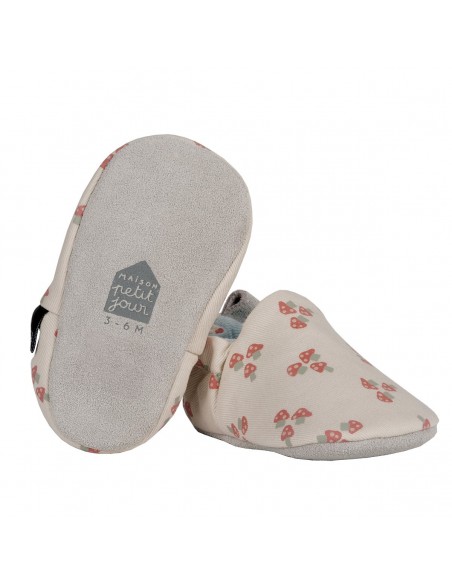 mes premiers chaussons 12-18 mois les champignons