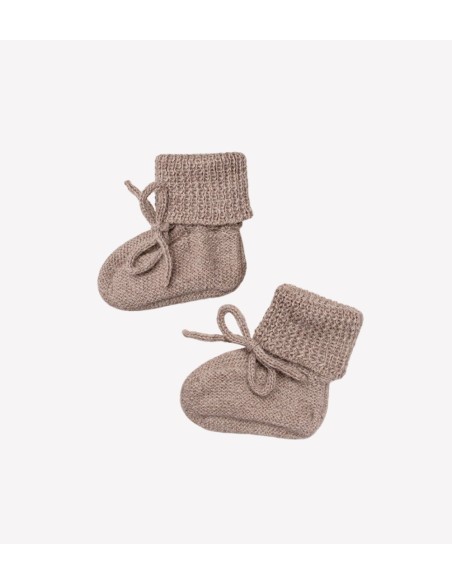 Chaussons bébé tricotés  | Oat 0-6 M