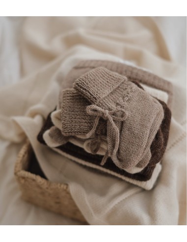 Chaussons bébé tricotés  | Oat 0-6 M