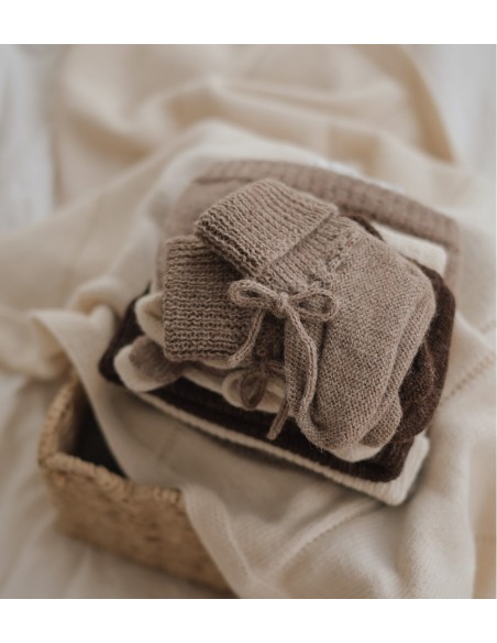 Chaussons bébé tricotés  | Oat 0-6 M