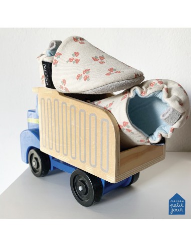 mes premiers chaussons 6-12 mois les champignons