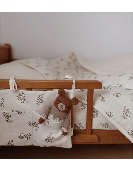 Couverture matelassée  | Holly flowers Bay leaves