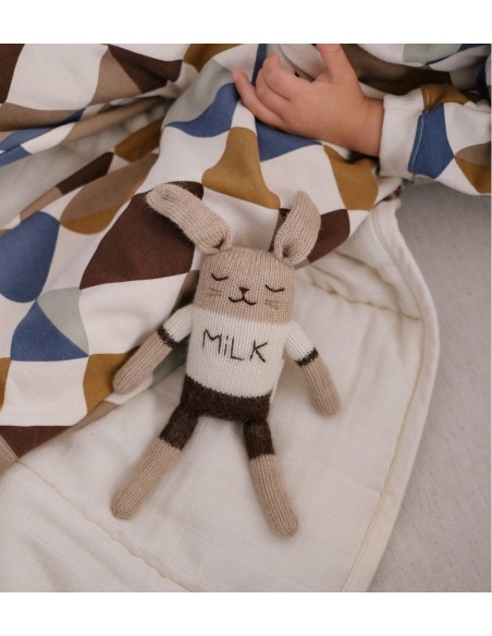 Doudou lapin Milk | Main Sauvage x Organic Zoo