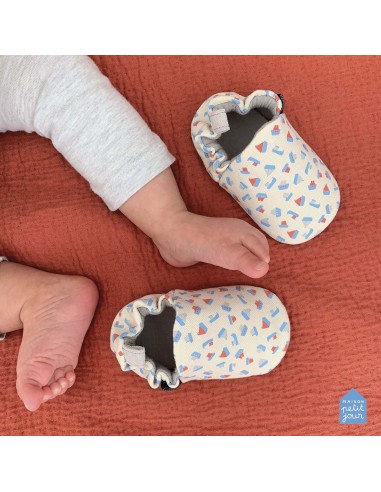 MES PREMIERS CHAUSSONS 12-18 MOIS LES BATEAUX