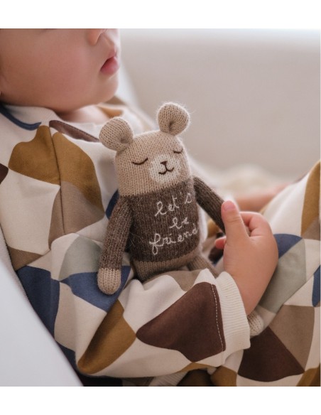 Doudou ourson Friends | Main Sauvage x Organic Zoo