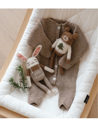 Doudou ourson | pull de Noël