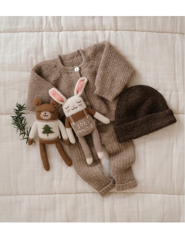 Doudou ourson | pull de Noël