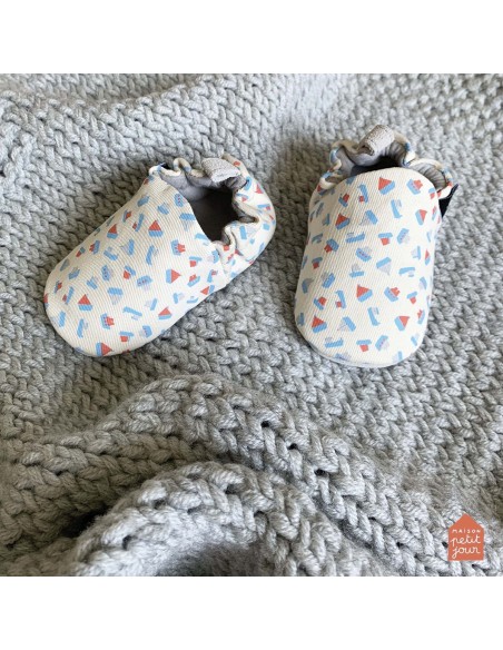 MES PREMIERS CHAUSSONS 12-18 MOIS LES BATEAUX