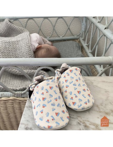 MES PREMIERS CHAUSSONS 12-18 MOIS LES BATEAUX