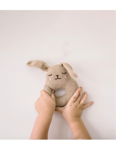 Hochet lapin | sable